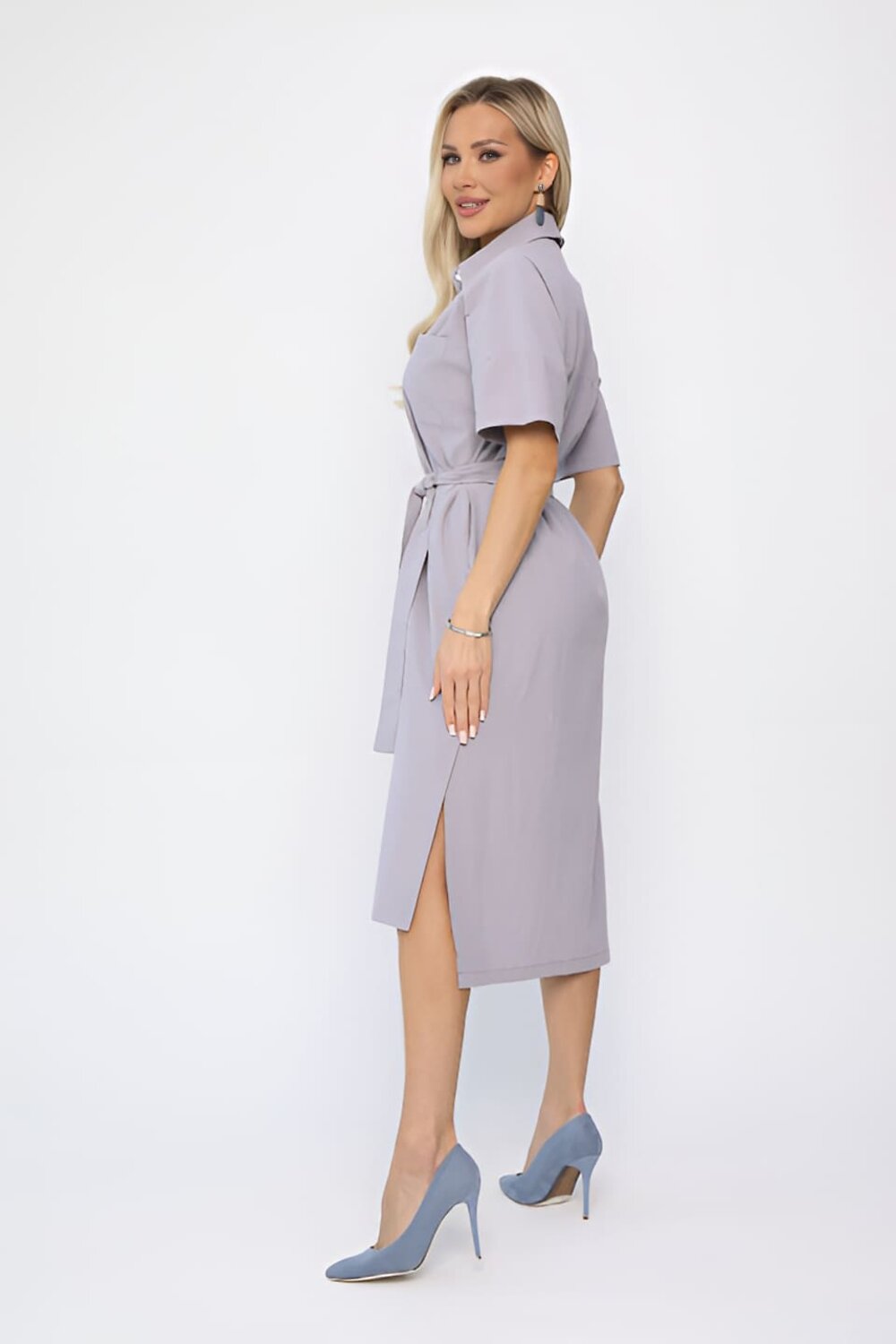 LT Collection Платье 541034 П13655-18М серый