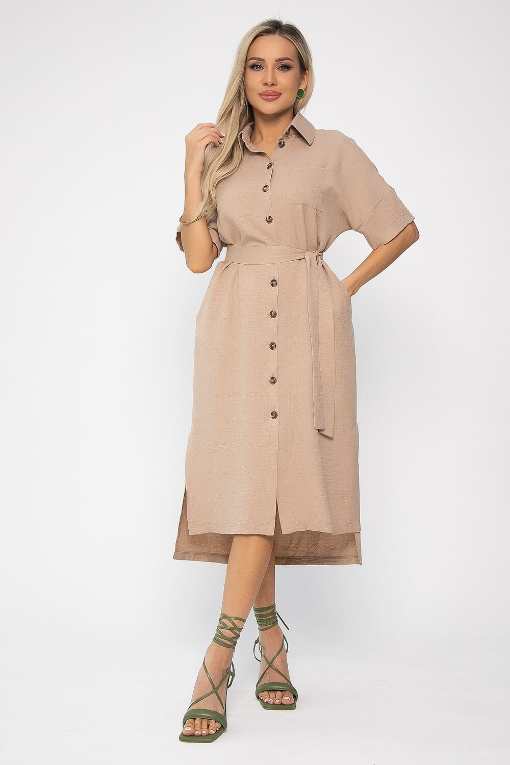LT Collection Платье 541036 П13656-18М бежевый