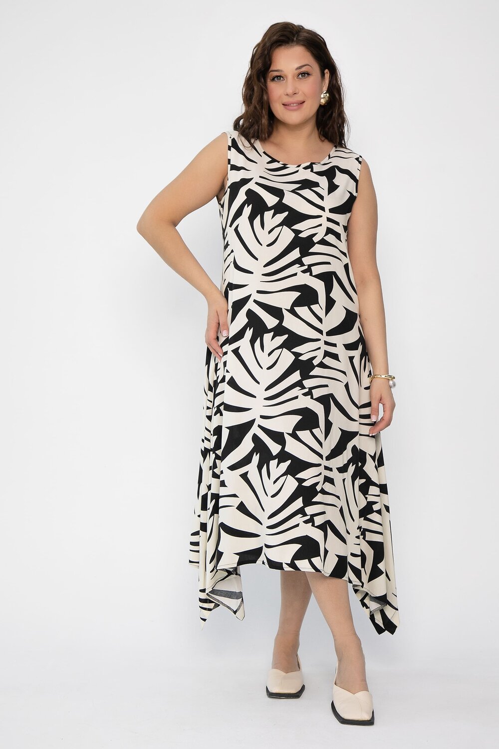 LT Collection Сарафан 541039 П13689-21М молочно-черный