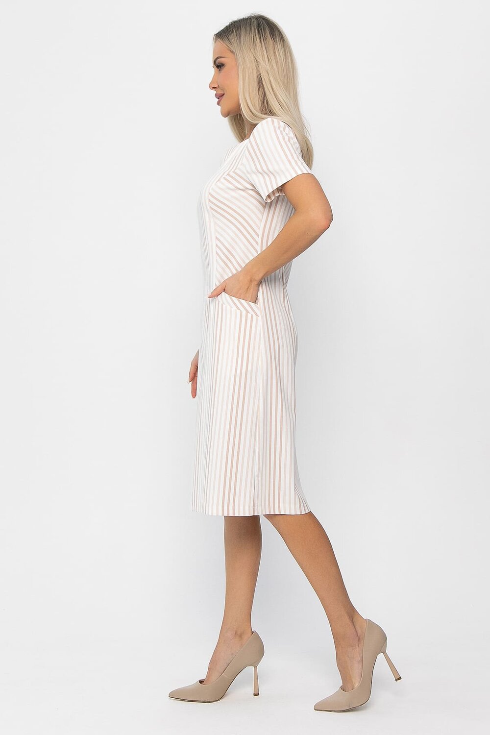 LT Collection Платье 541047 П13752-19М молочно-бежевый