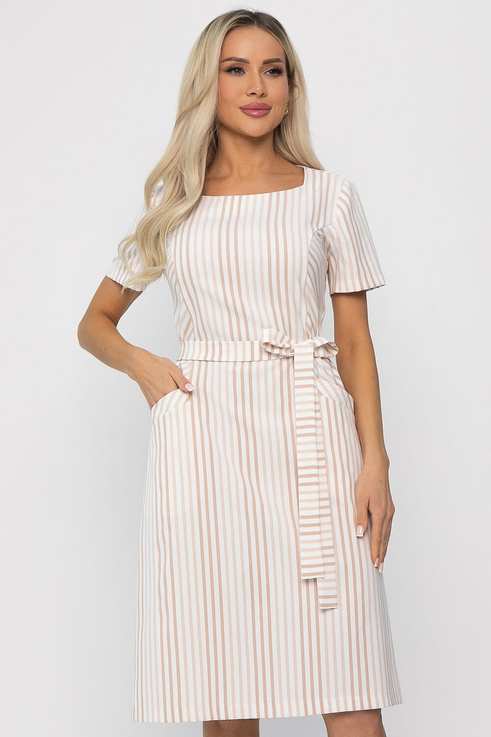 LT Collection Платье 541047 П13752-19М молочно-бежевый