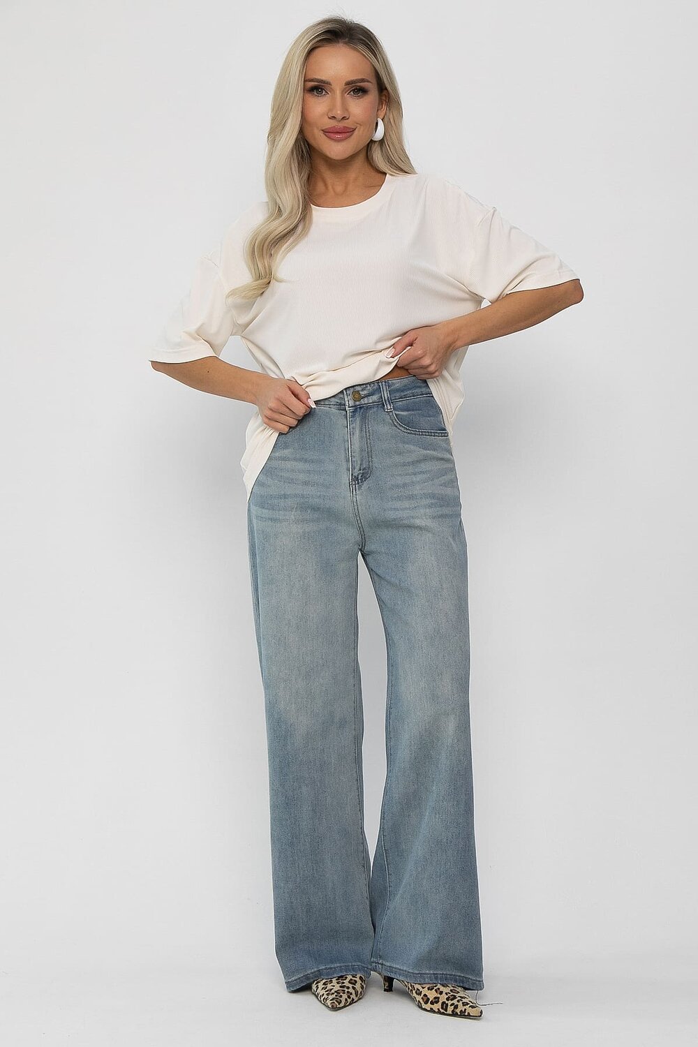 LT Collection Джинсы 541054 Б13806-4М голубой