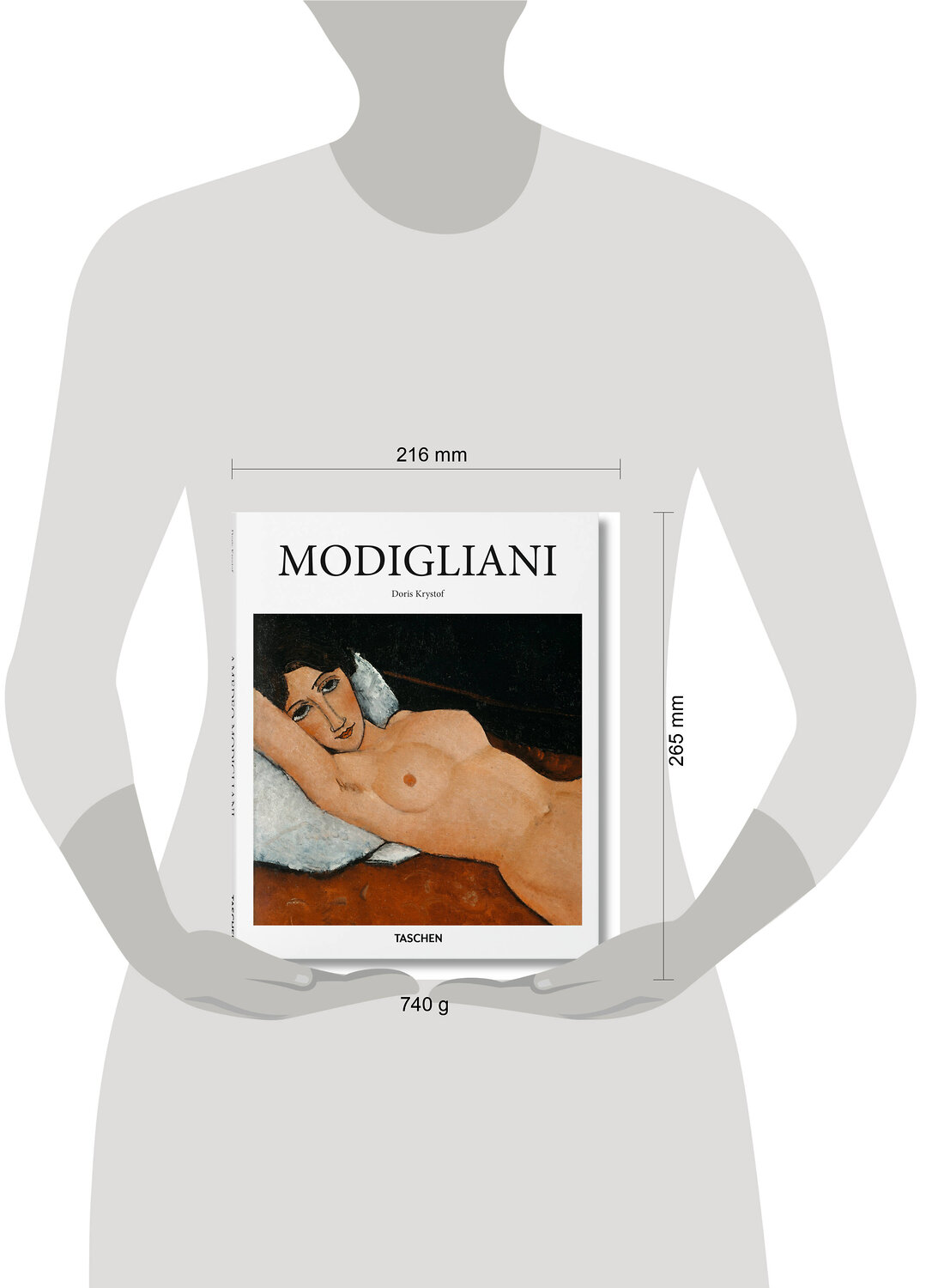 Эксмо Doris Krystof "Modigliani Амедео Модильяни /Книги на английском языке" 541502 978-3-83-650367-9