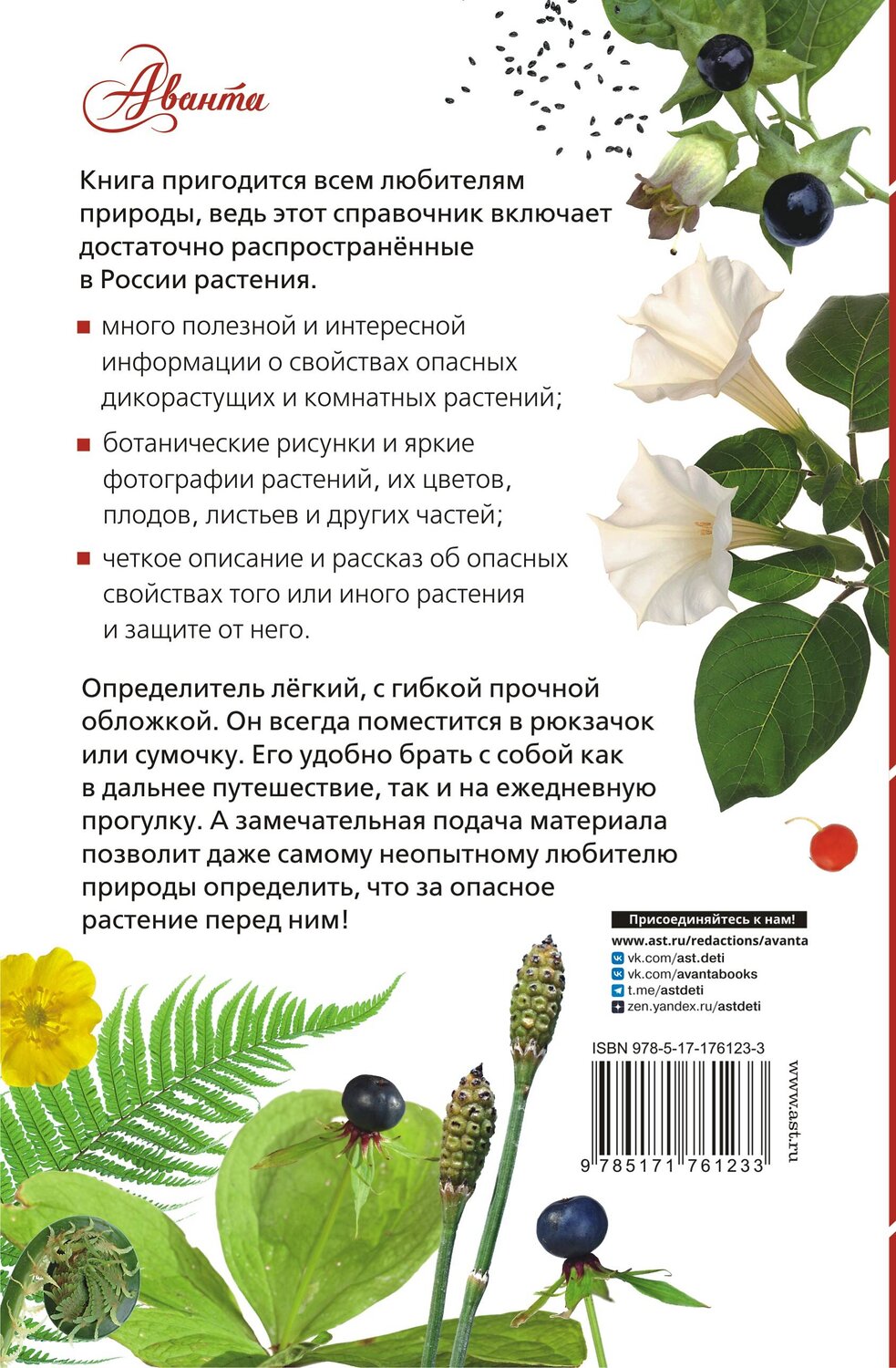АСТ Пескова И.М. "Опасные растения" 541625 978-5-17-176123-3