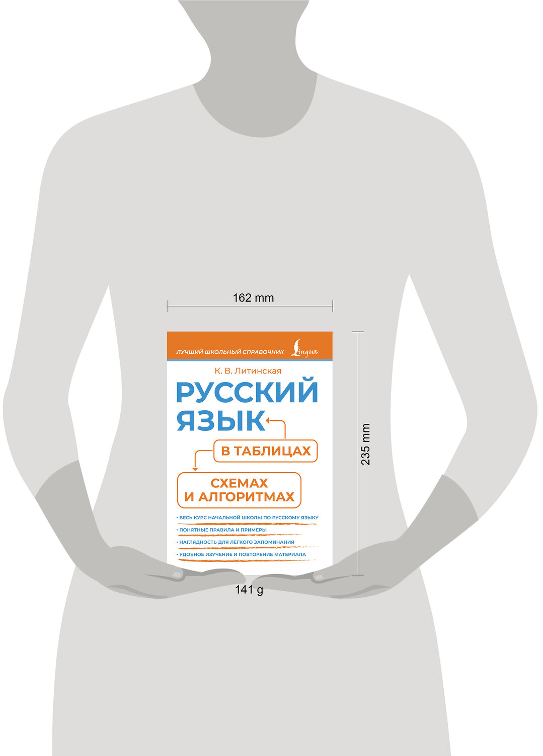 АСТ К. В. Литинская "Русский язык в таблицах, схемах и алгоритмах" 541654 978-5-17-166013-0