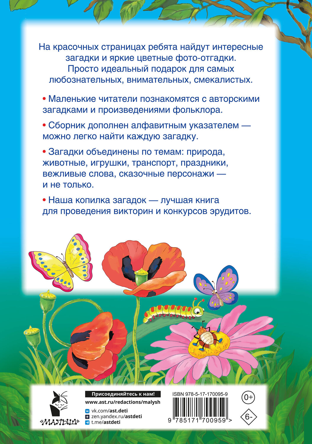 АСТ Катерина Добрая "1001 загадка" 541668 978-5-17-170095-9