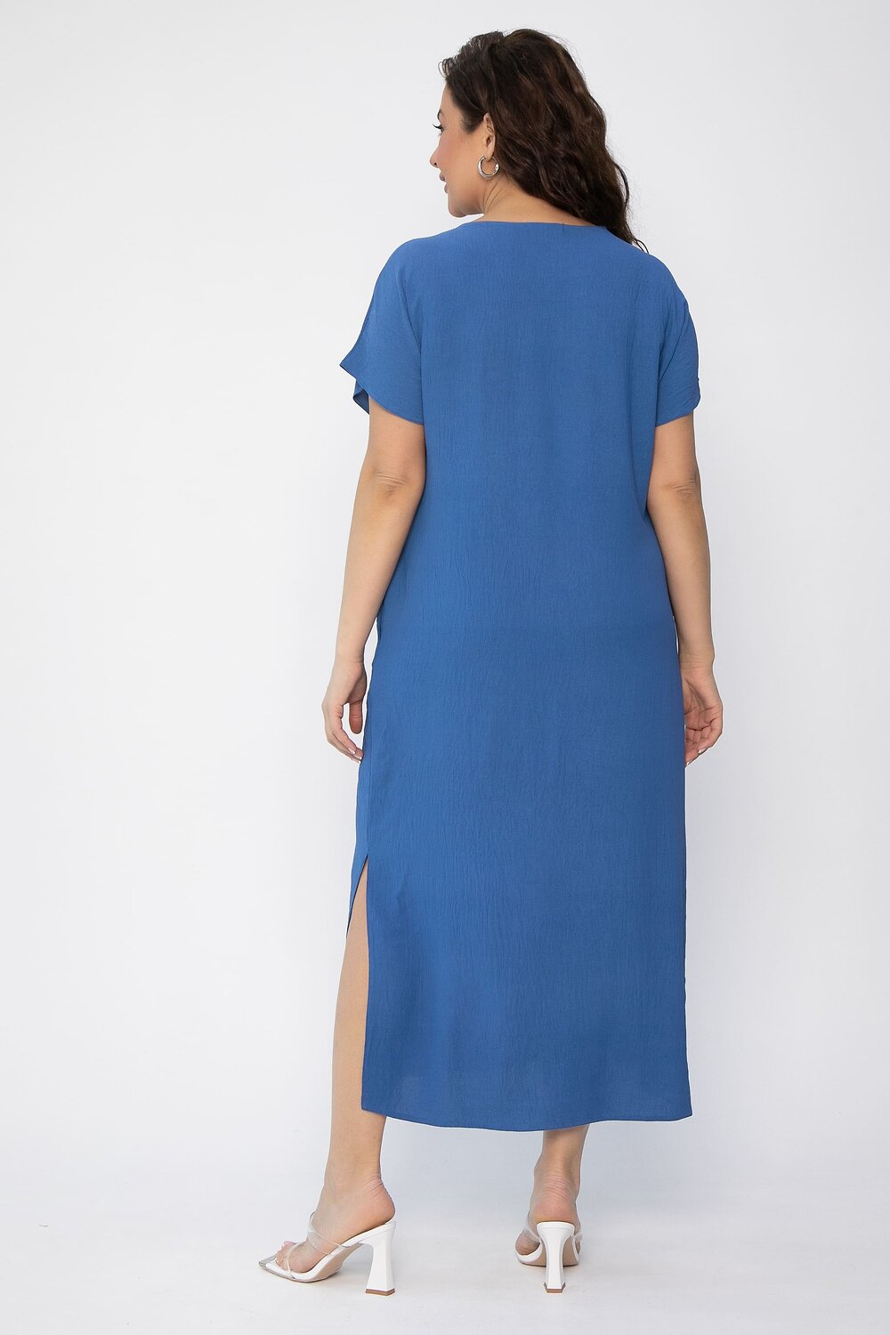 LT Collection Платье 541894 П13704-8М синий
