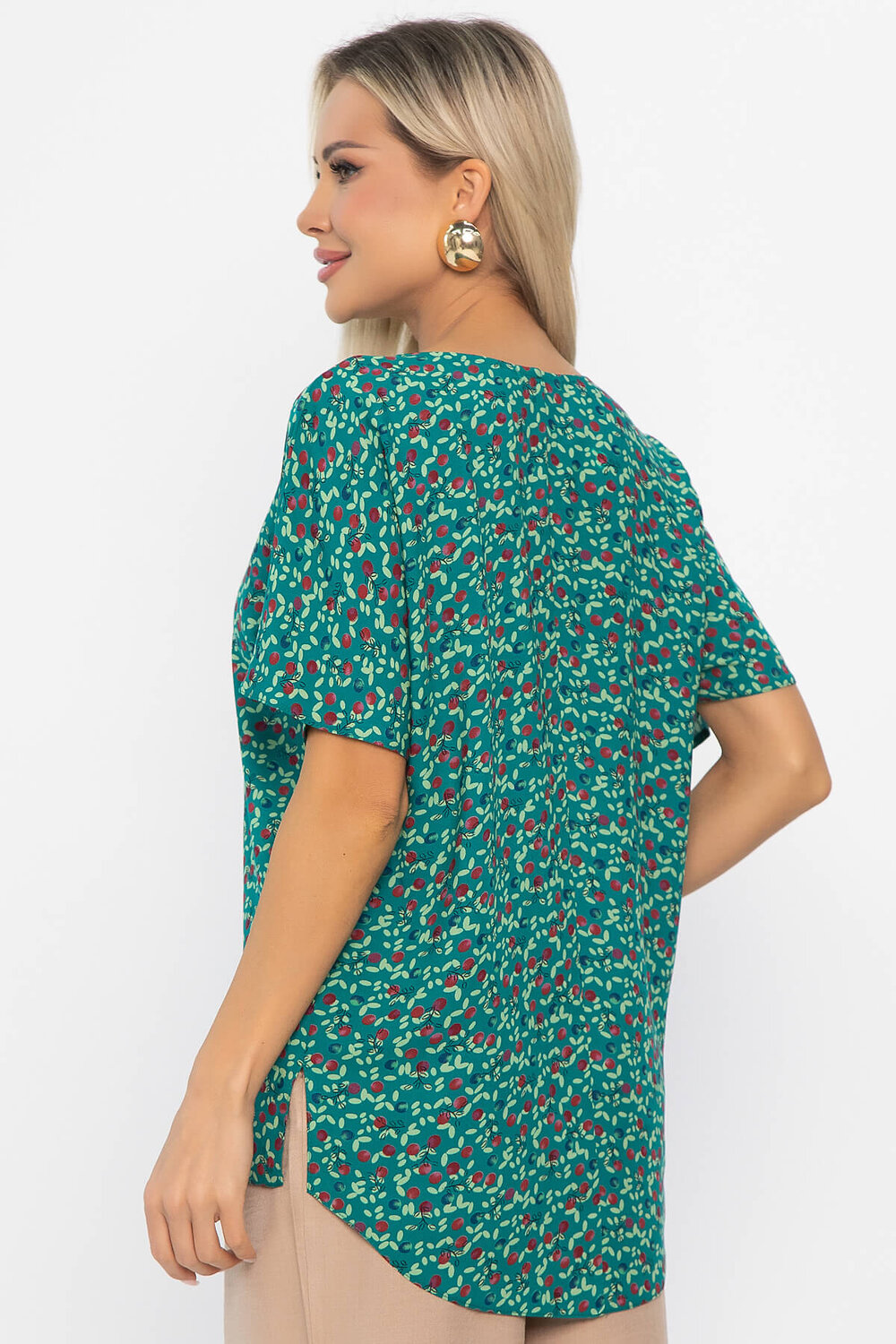 LT Collection Блуза 541913 Б13815-16М зеленый