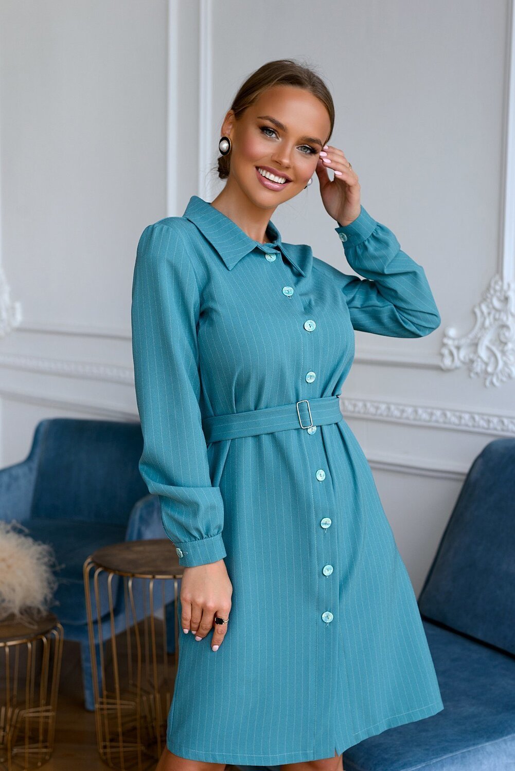 Open-style Платье 541915 4476 зеленый
