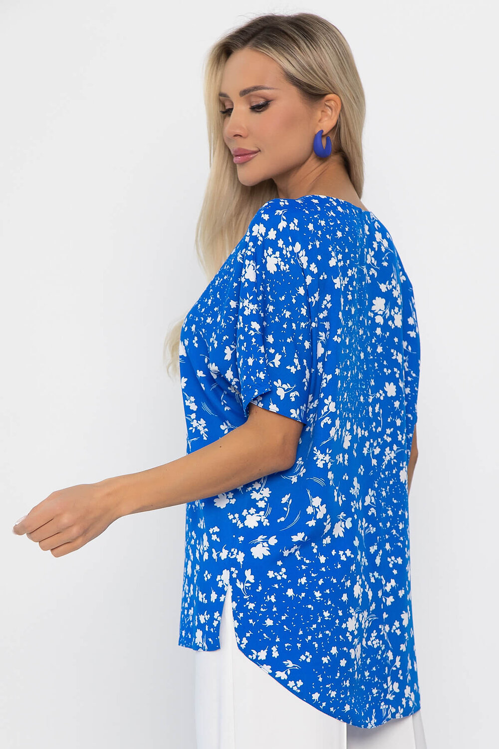 LT Collection Блуза 541916 Б13813-16М синий