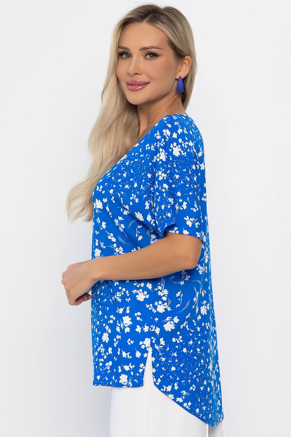LT Collection Блуза 541916 Б13813-16М синий