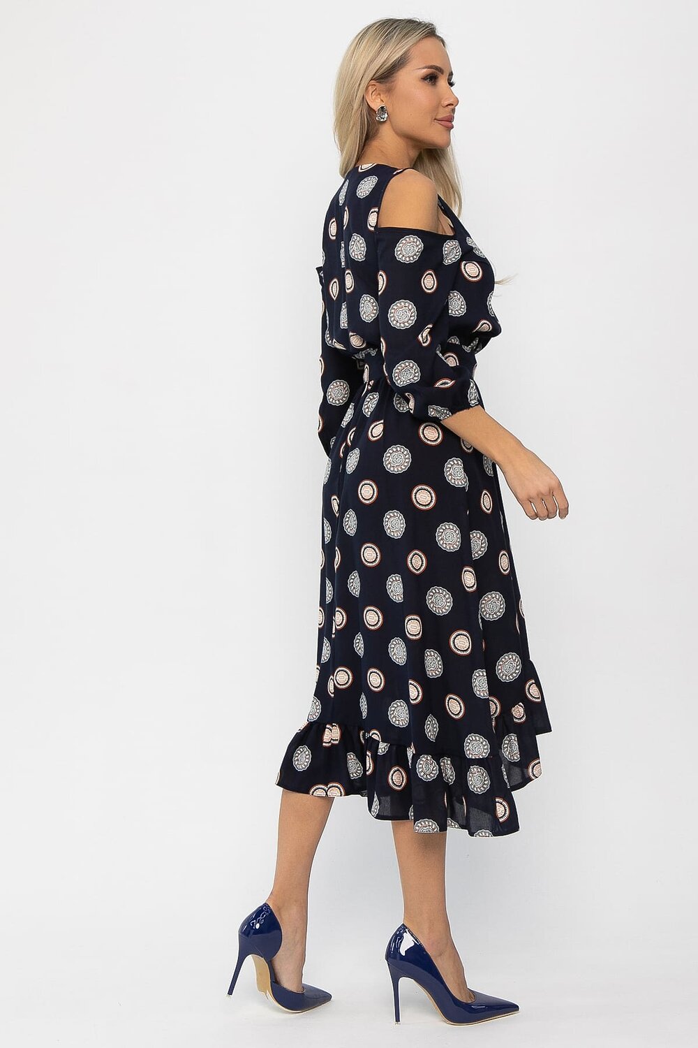 LT Collection Платье 542280 П13772-10М Темно-синий