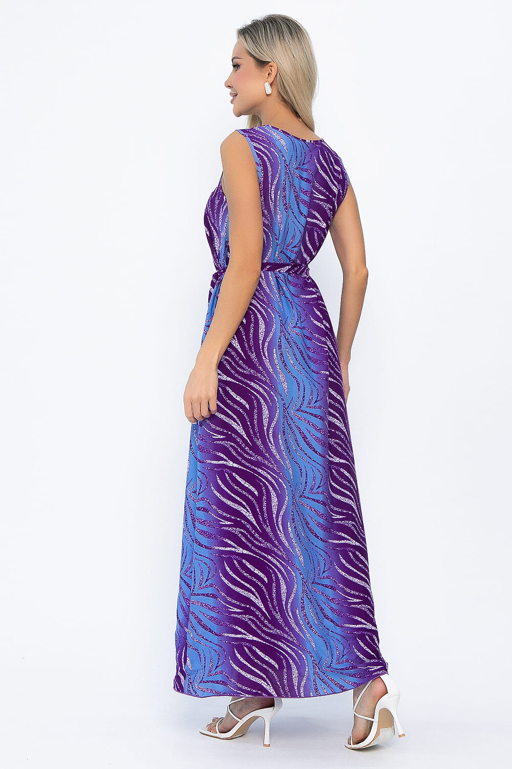 LT Collection Платье 542291 П13823-12М фиолетово-голубой