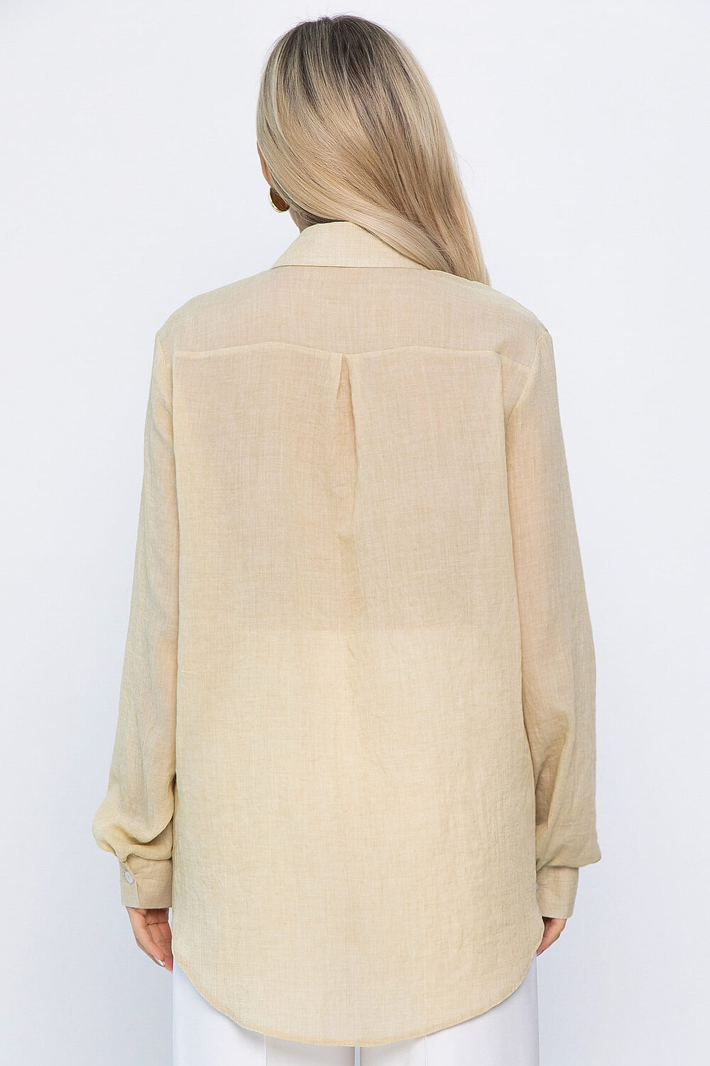 LT Collection Рубашка 542293 Б13828-7М бежевый