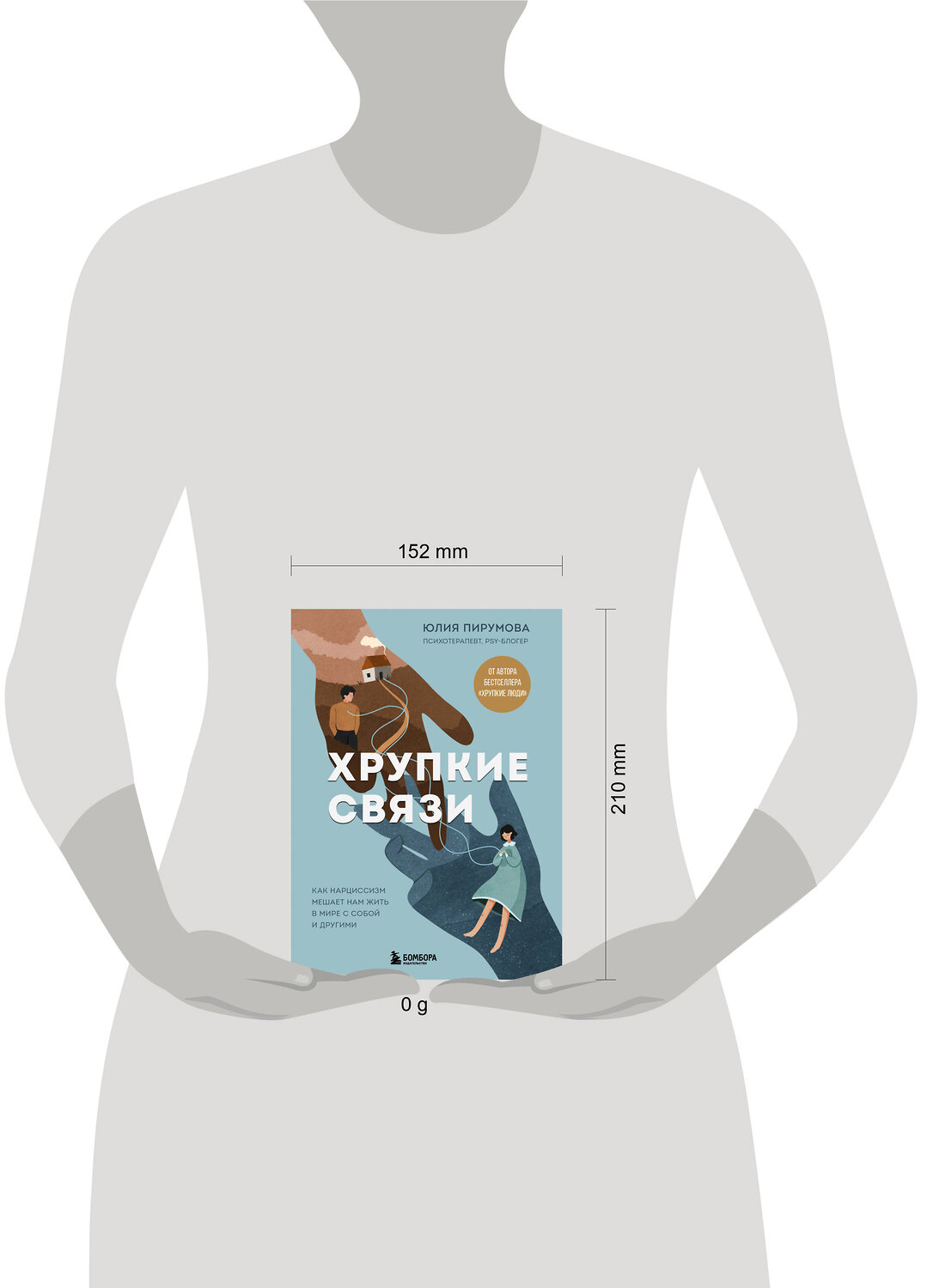 Эксмо Юлия Пирумова "Хрупкие связи. Как раненый нарциссизм мешает нам жить в мире с собой и другими" 542762 978-5-04-216157-5