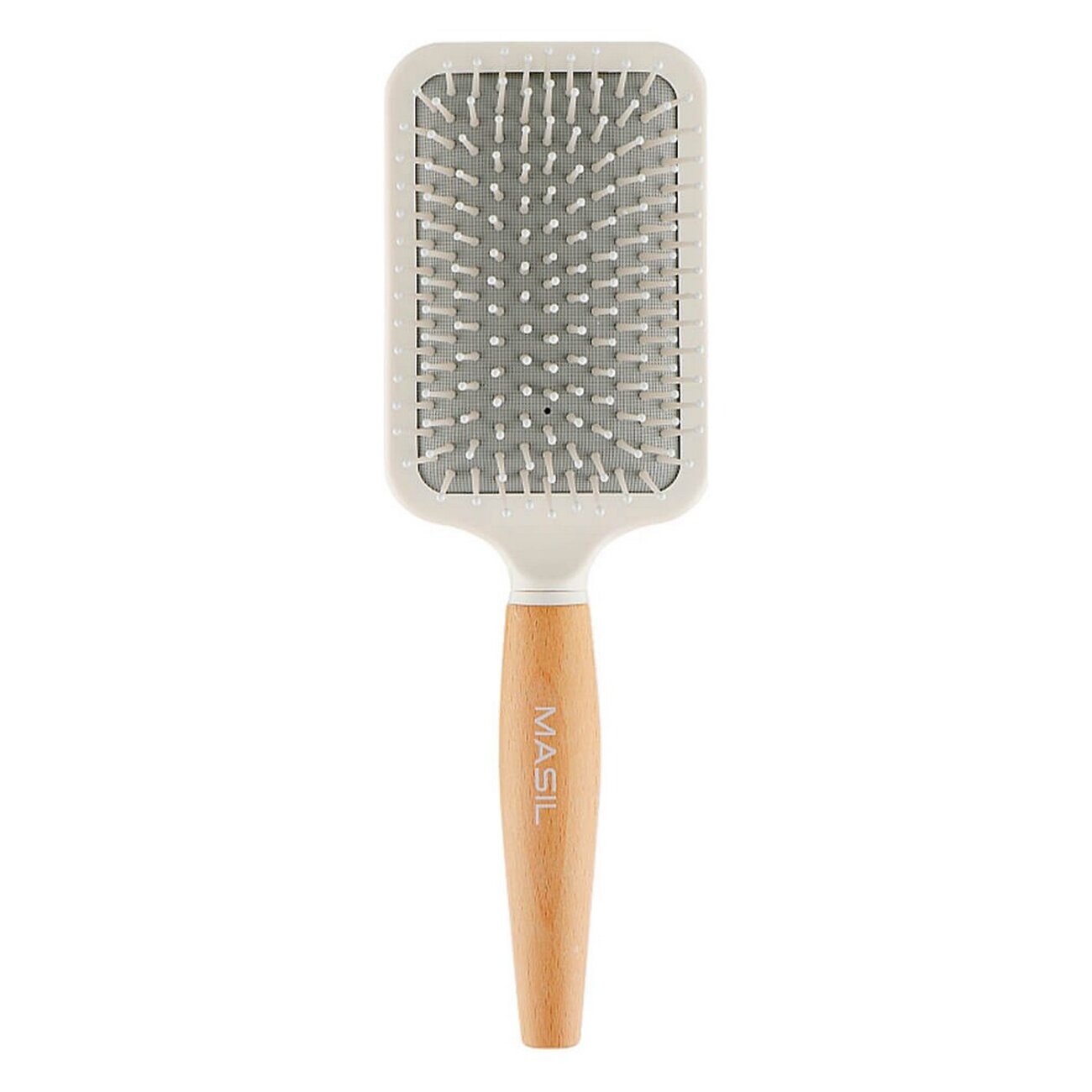 Masil Расческа для укладки волос антистатическая / Wooden Paddle Brush, дерево 542957 24685