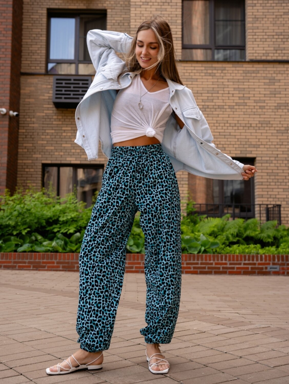 Binita Брюки 543005 1226/5-2 бирюзовый