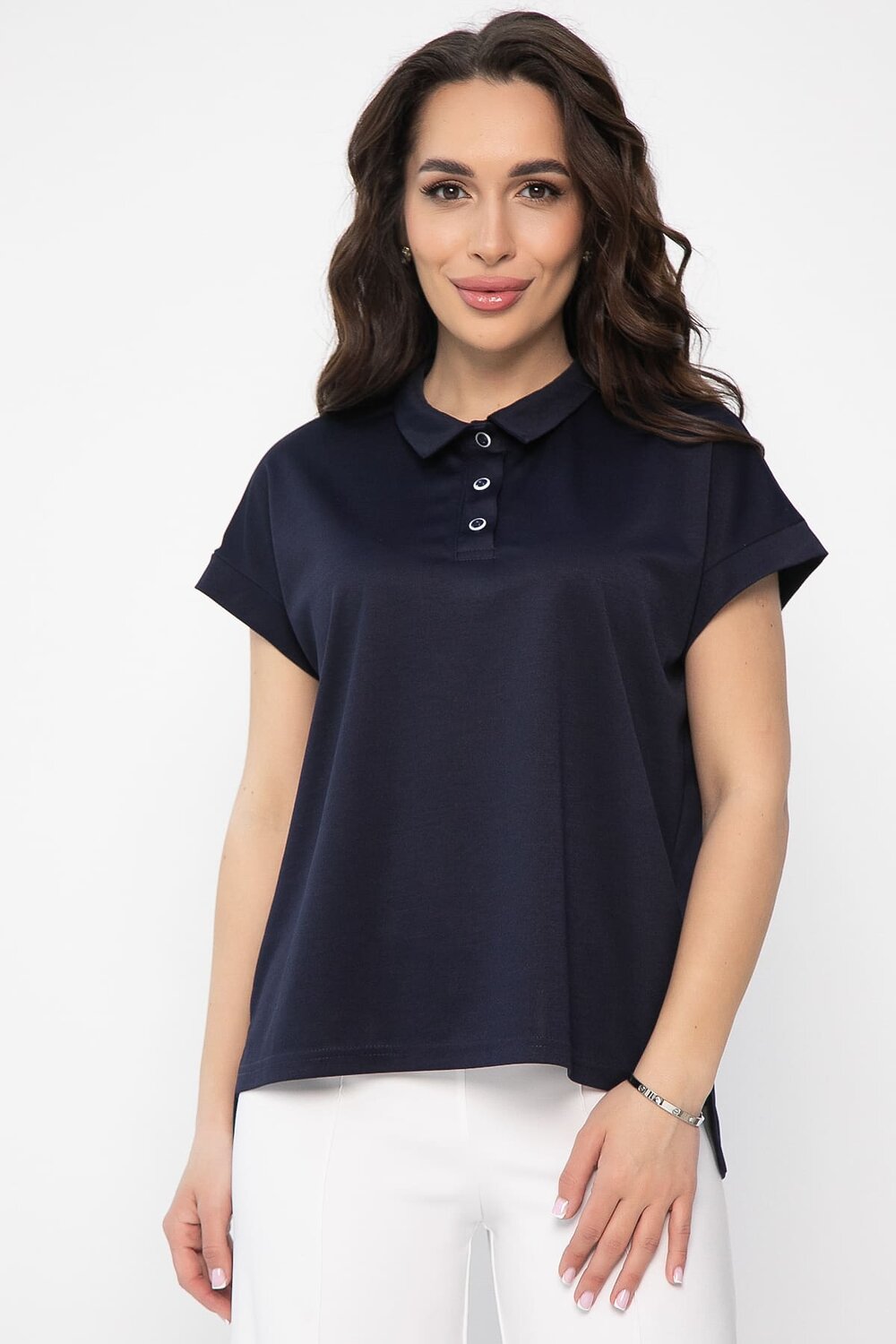 LT Collection Поло 543019 Б13636-10М синий
