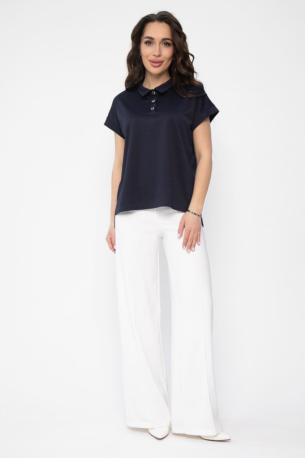 LT Collection Поло 543019 Б13636-10М синий
