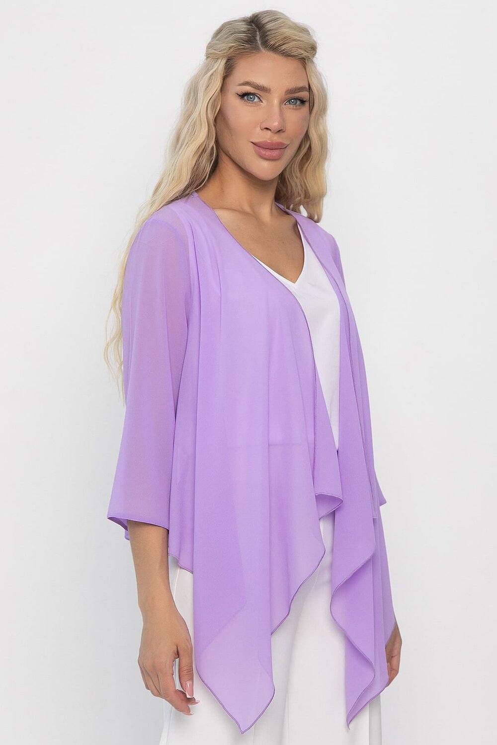 LT Collection Кардиган 543027 Б13777-16М сиреневый