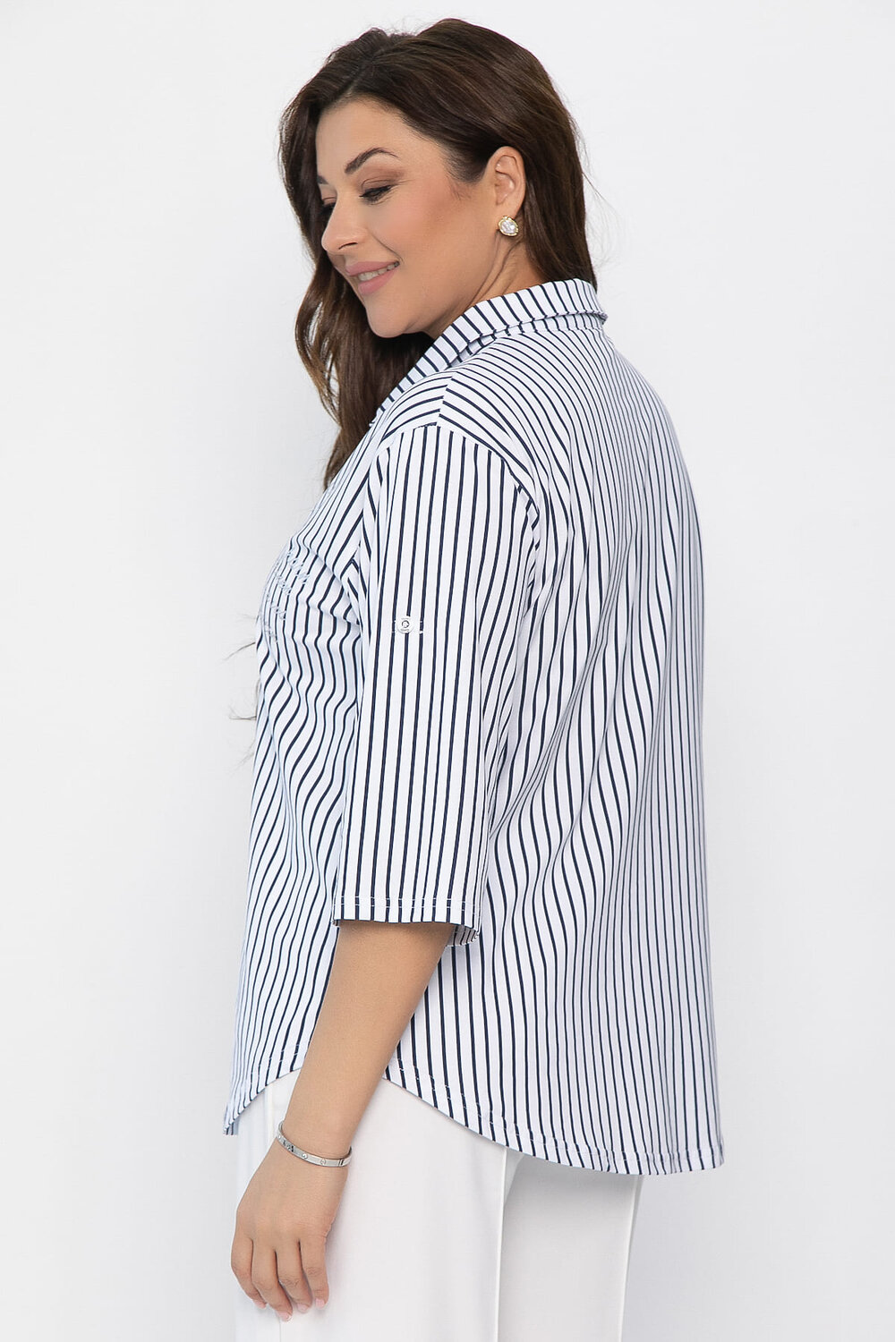 LT Collection Рубашка 543031 Б13811-20М Белый/синий