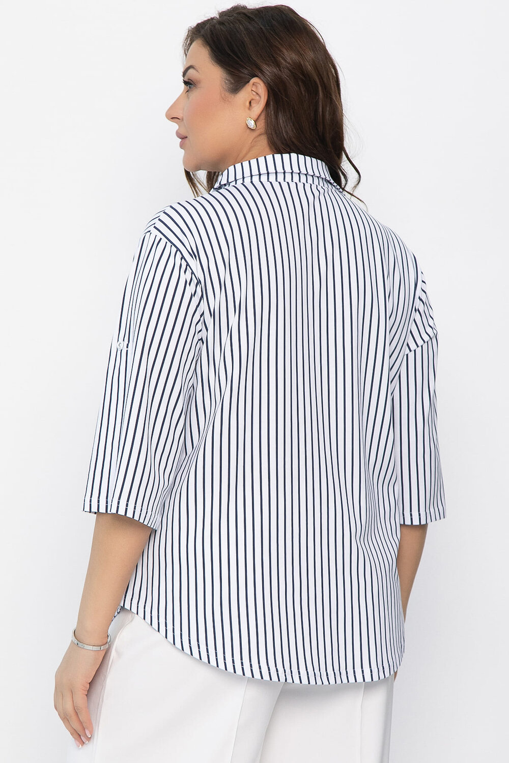 LT Collection Рубашка 543031 Б13811-20М Белый/синий