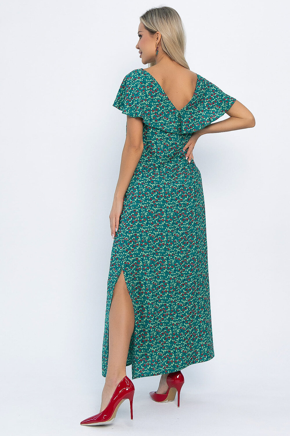LT Collection Платье 543035 П13830-16М зеленый