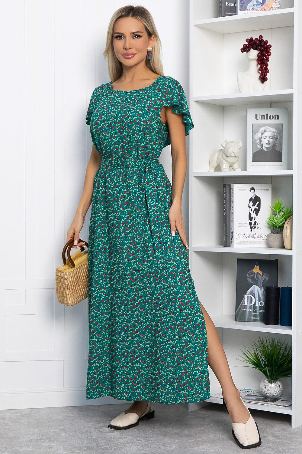 LT Collection Платье 543035 П13830-16М зеленый