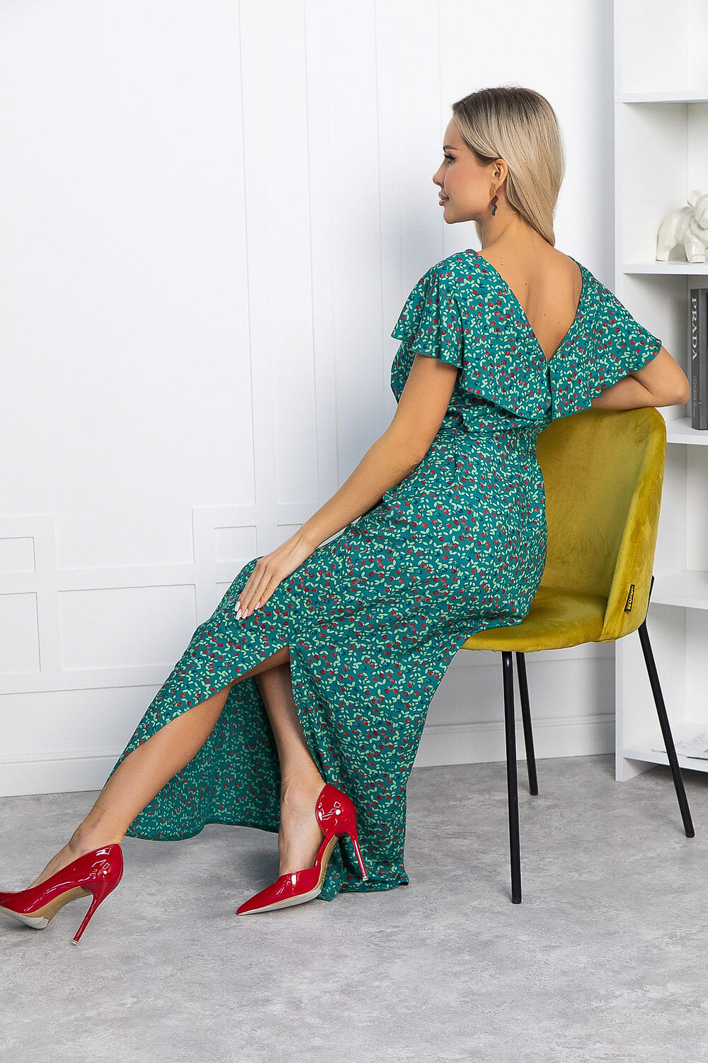 LT Collection Платье 543035 П13830-16М зеленый
