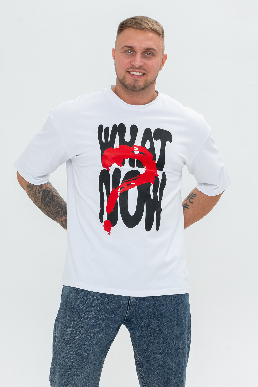 Натали Футболка 543080 8507 белый+what