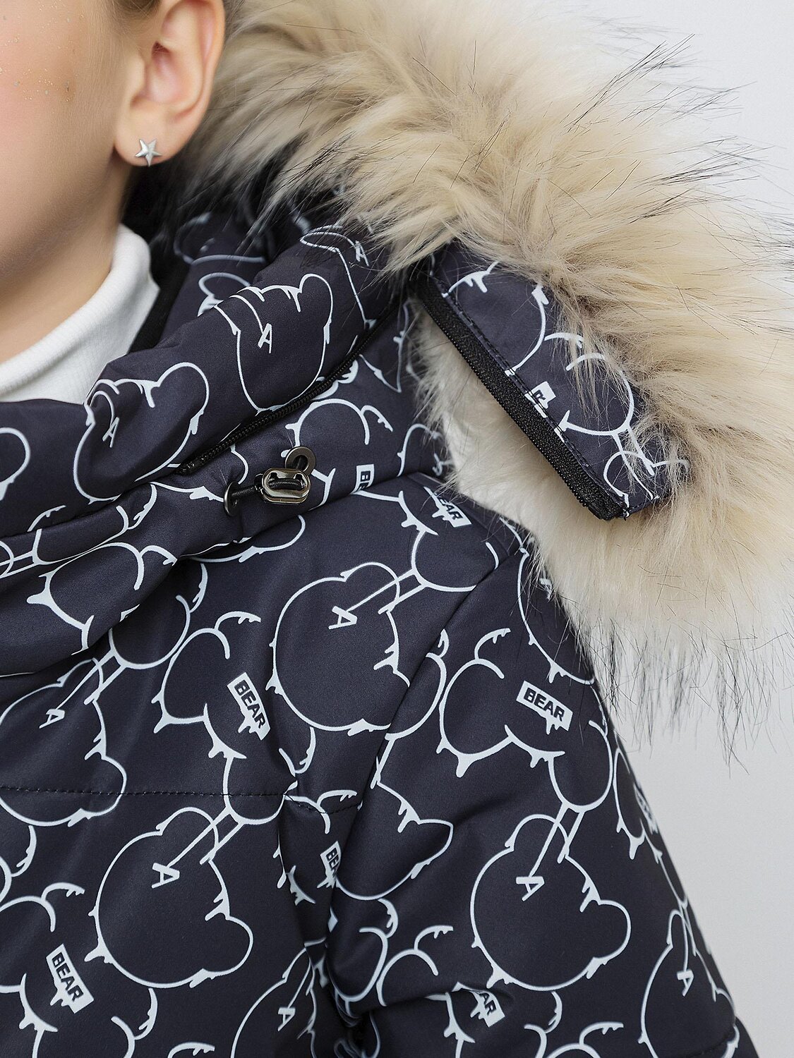 BATIK Пальто 543083 233-26з-2 Принт черный