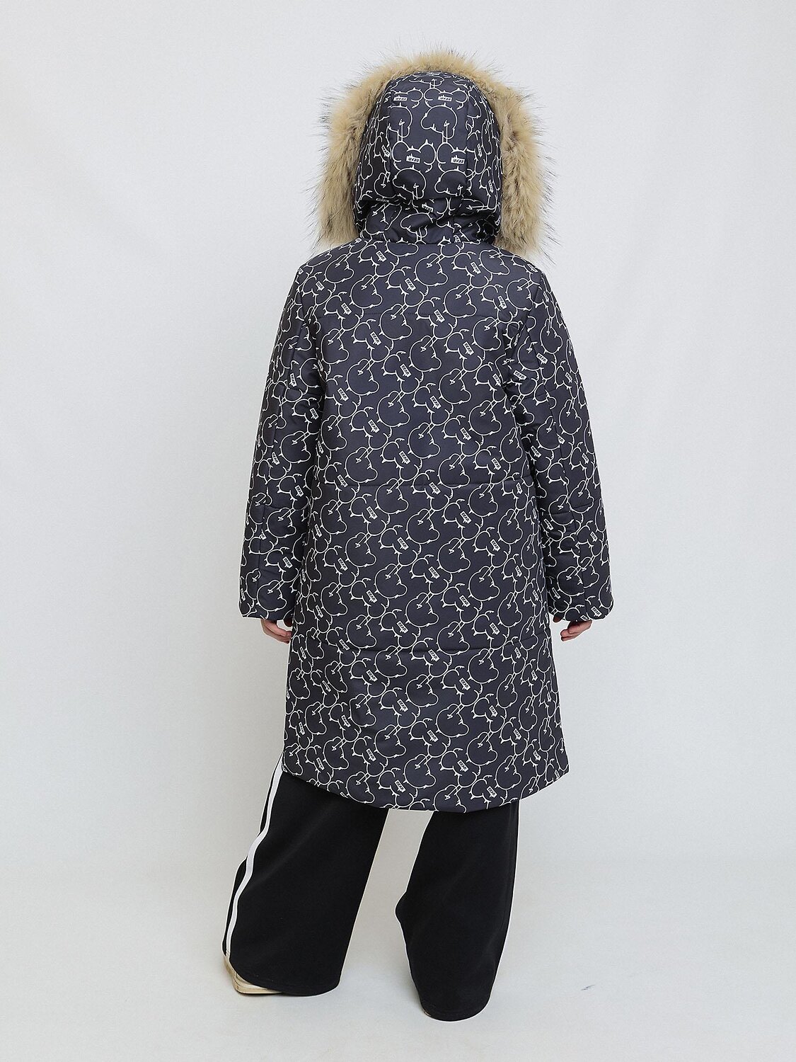 BATIK Пальто 543083 233-26з-2 Принт черный