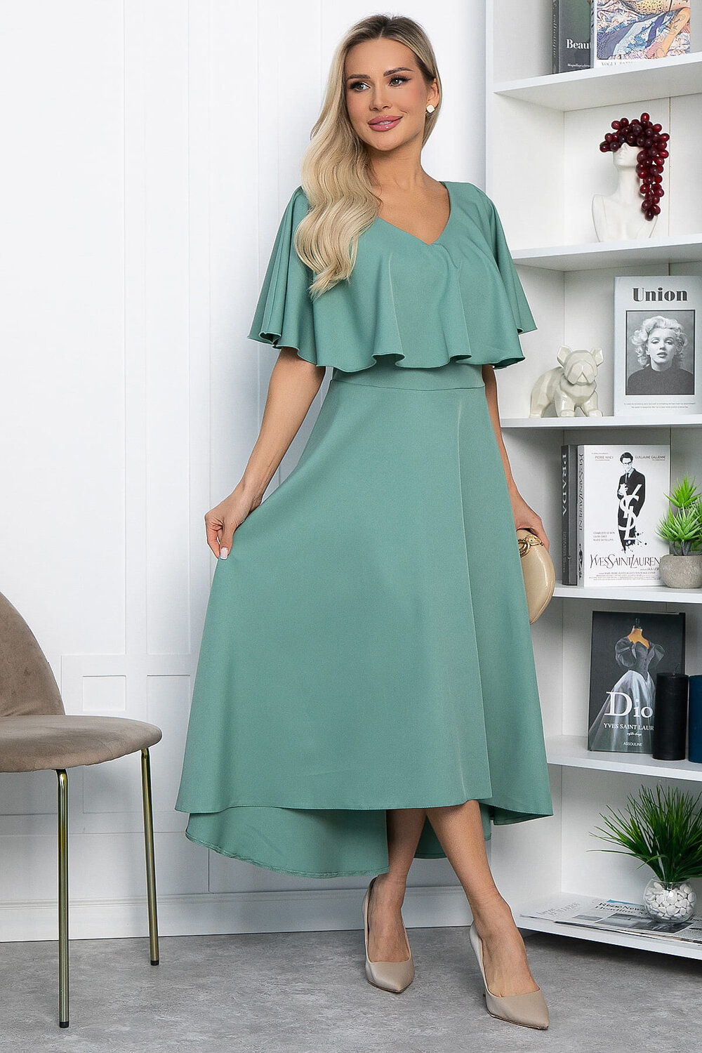LT Collection Платье 543215 П13839-5М зеленый