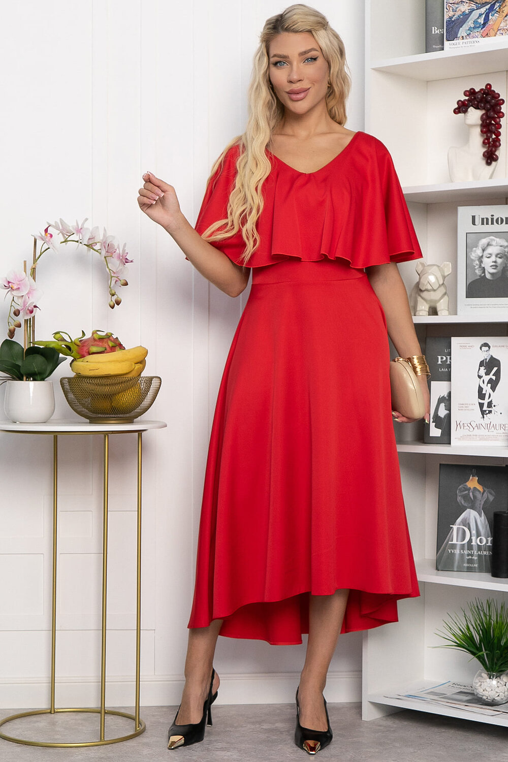LT Collection Платье 543216 П13840-5М красный