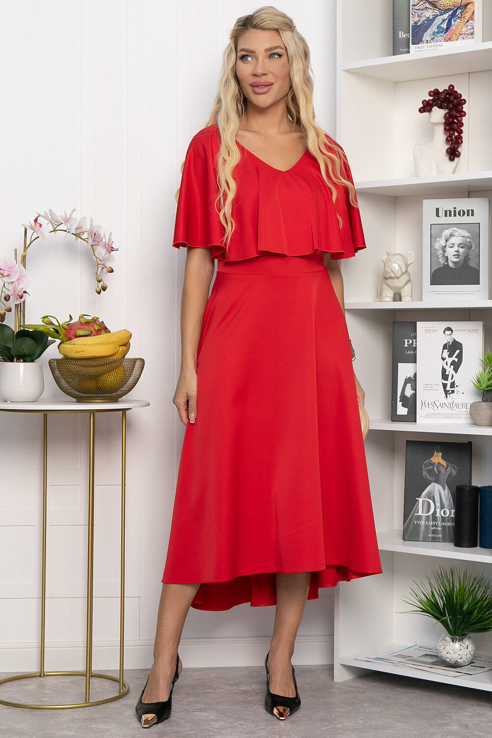 LT Collection Платье 543216 П13840-5М красный