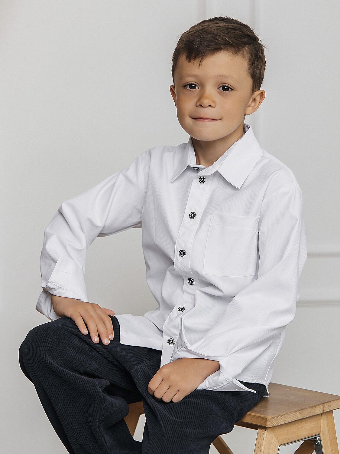 BATIK Рубашка 543301 104 ш25-2 Белый