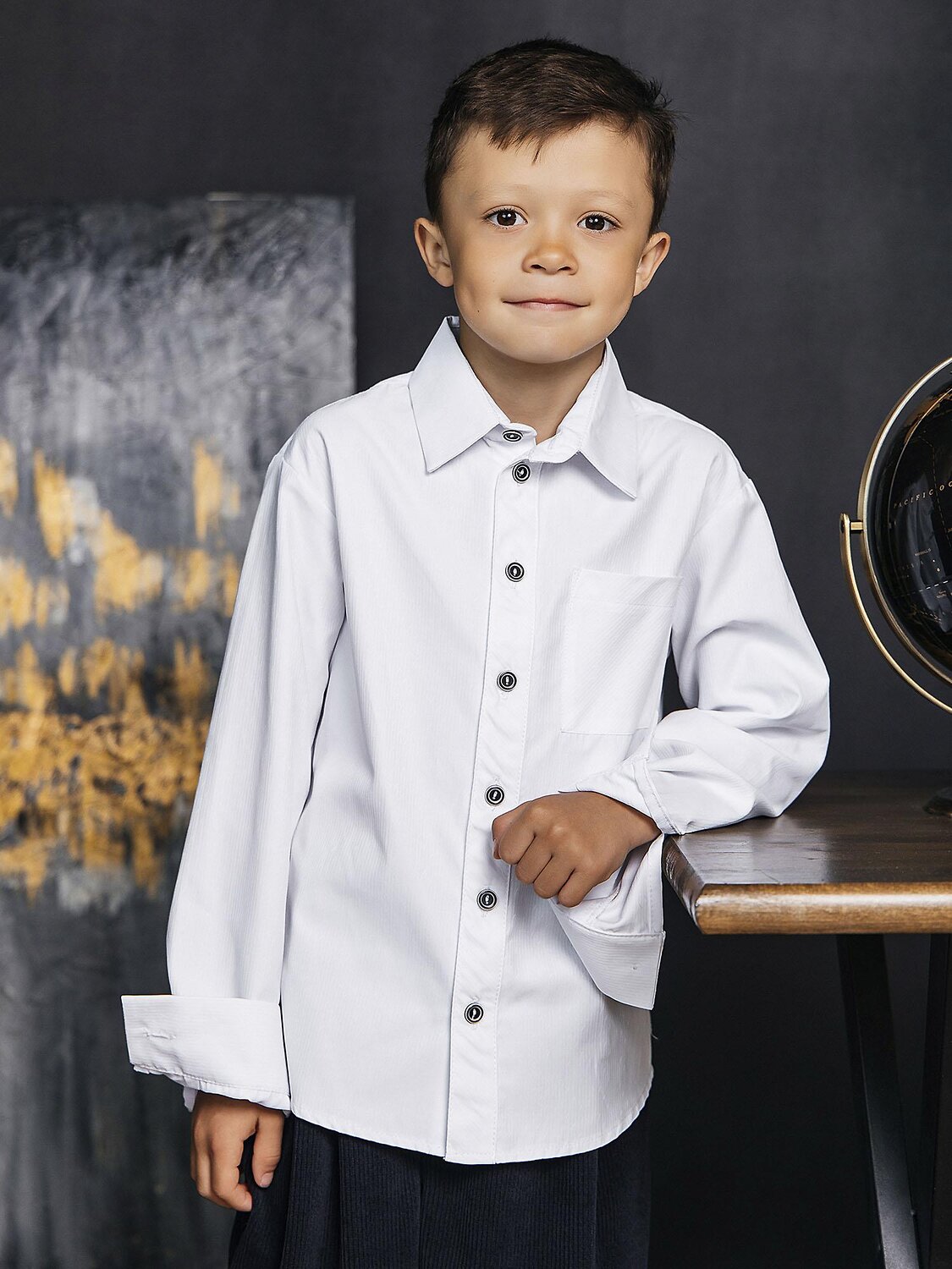 BATIK Рубашка 543301 104 ш25-2 Белый