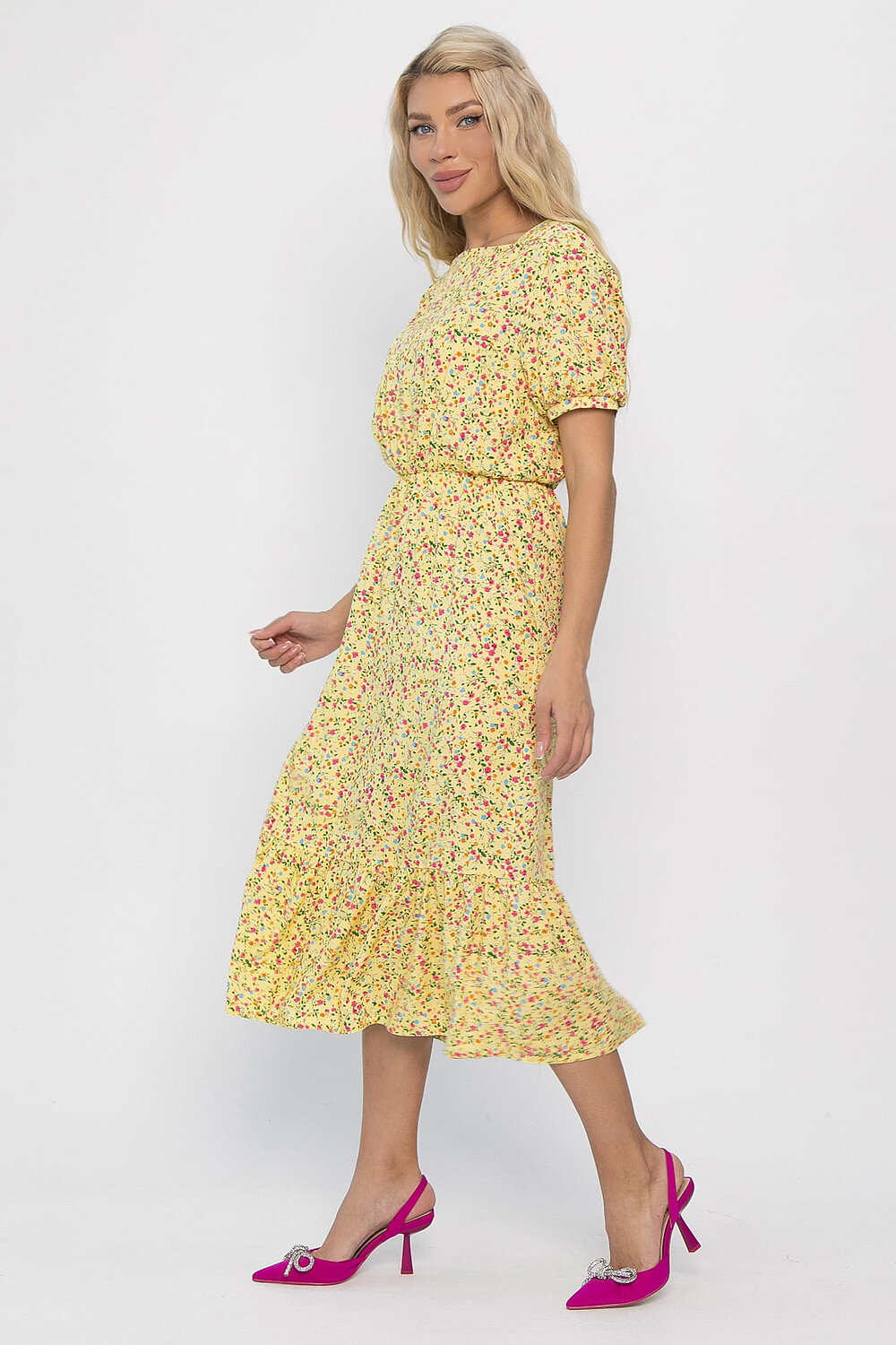 LT Collection Платье 543703 П13859-35М желтый