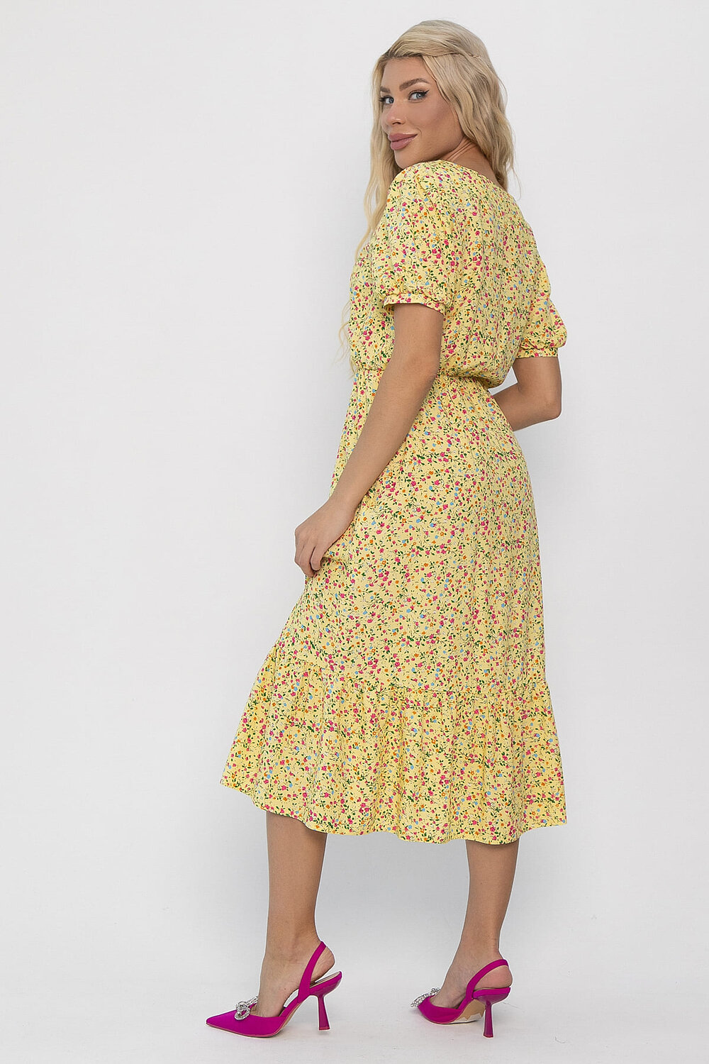 LT Collection Платье 543703 П13859-35М желтый