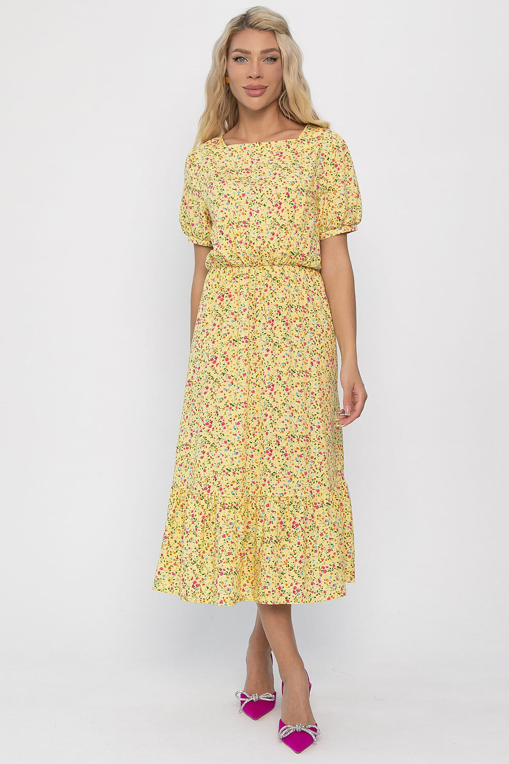 LT Collection Платье 543703 П13859-35М желтый