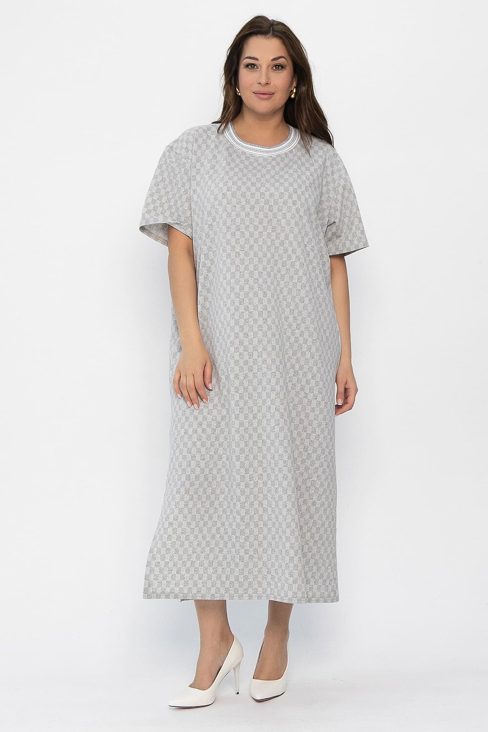 LT Collection Платье 543705 П13866-1М серый