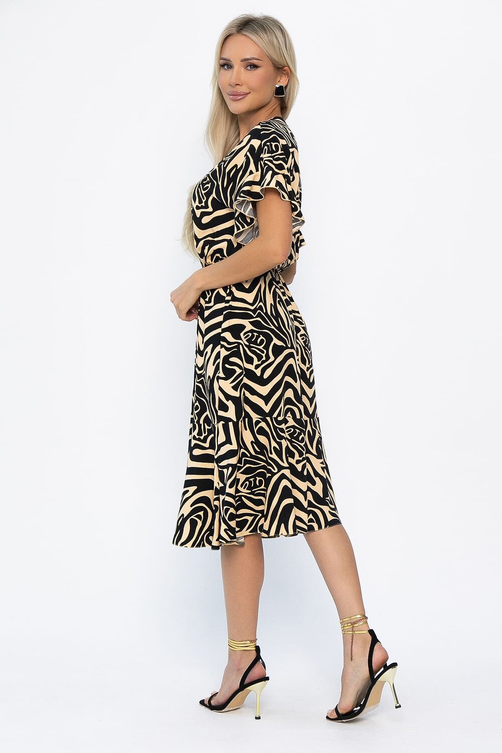 LT Collection Платье 543708 П13872-35М черно-бежевый
