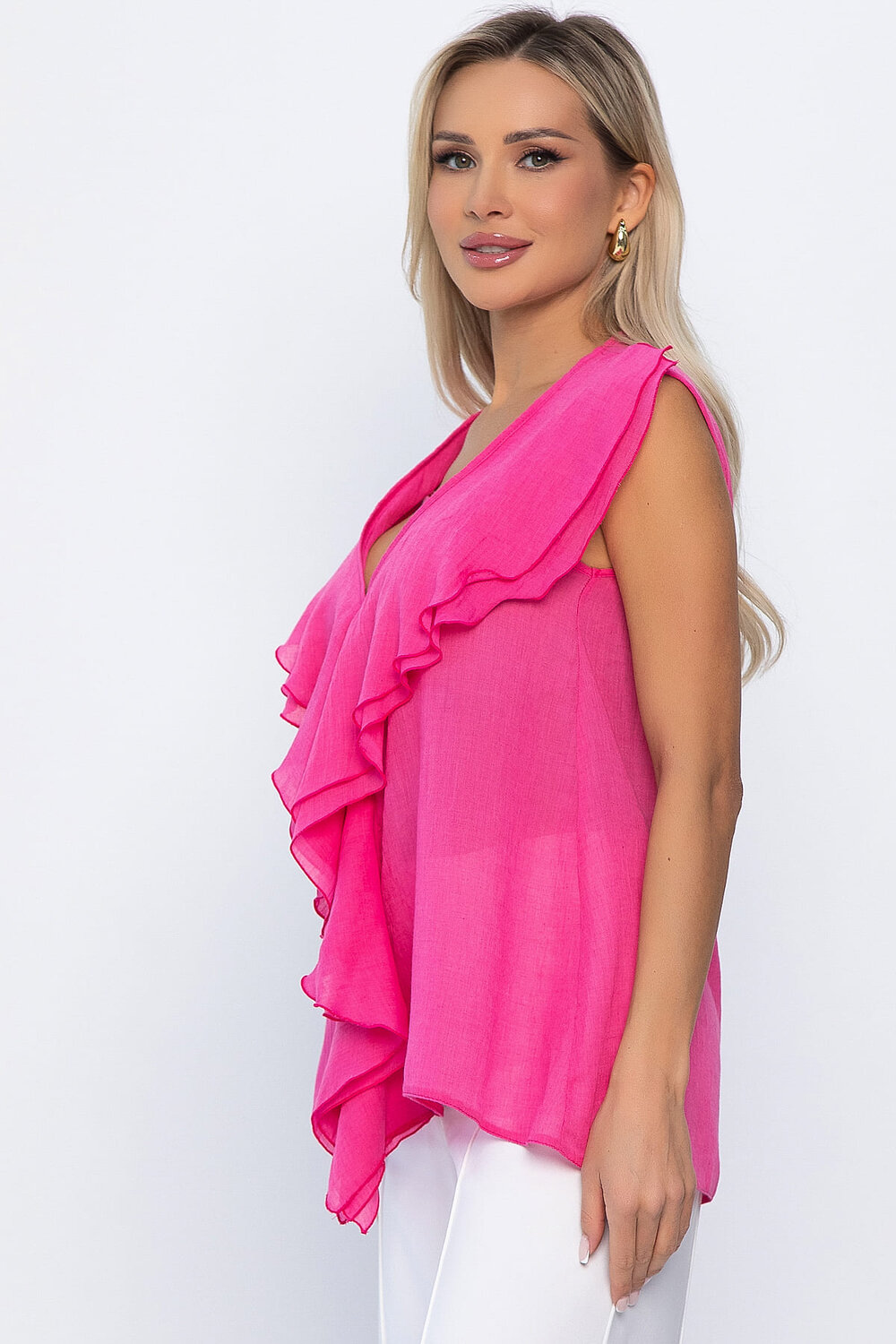 LT Collection Блуза 543710 Б13892-7М ярко-розовый