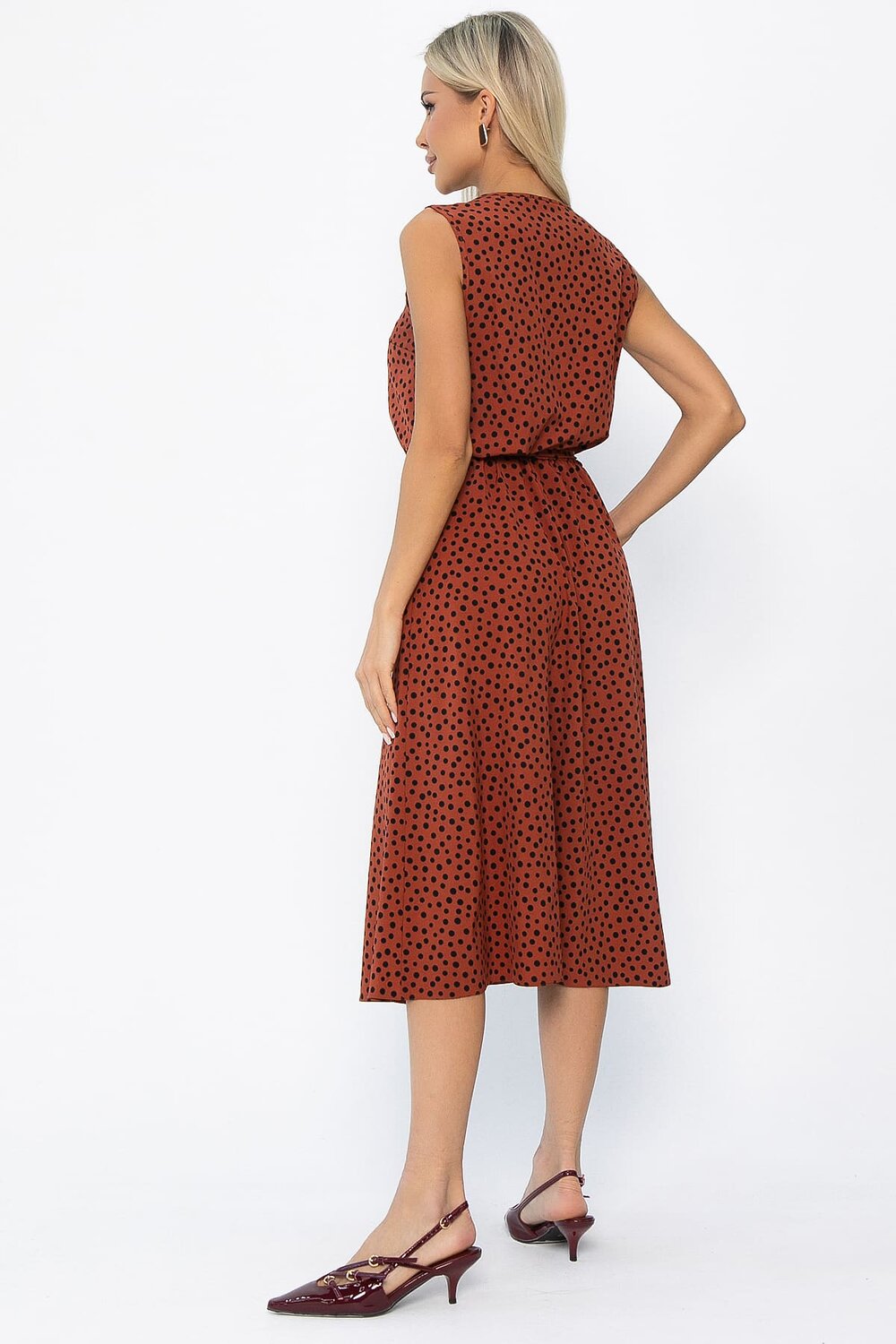 LT Collection Платье 543713 П13902-19М терракотовый