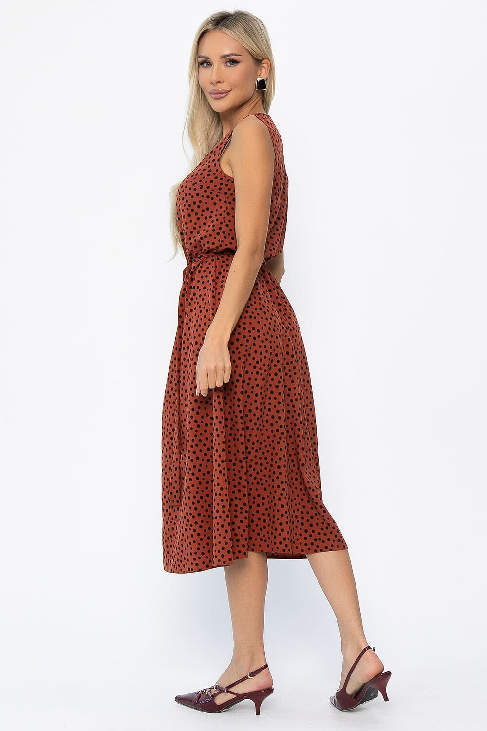 LT Collection Платье 543713 П13902-19М терракотовый