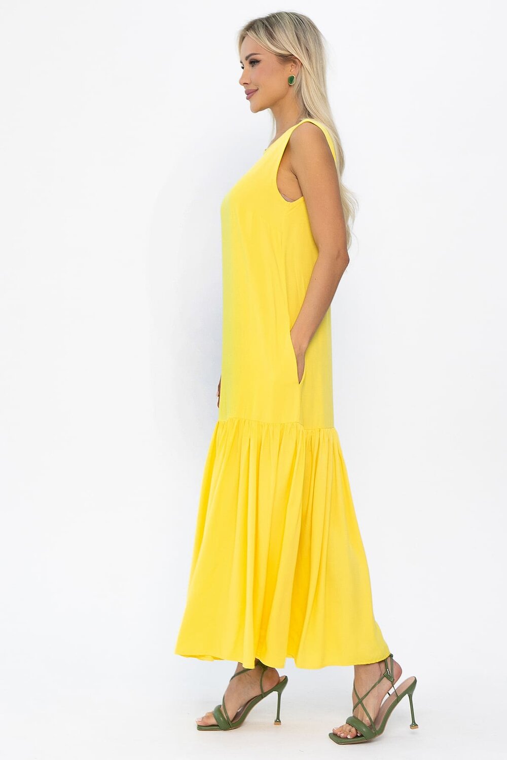 LT Collection Платье 543723 П13898-21М желтый