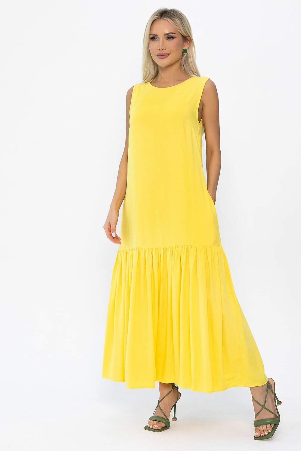 LT Collection Платье 543723 П13898-21М желтый