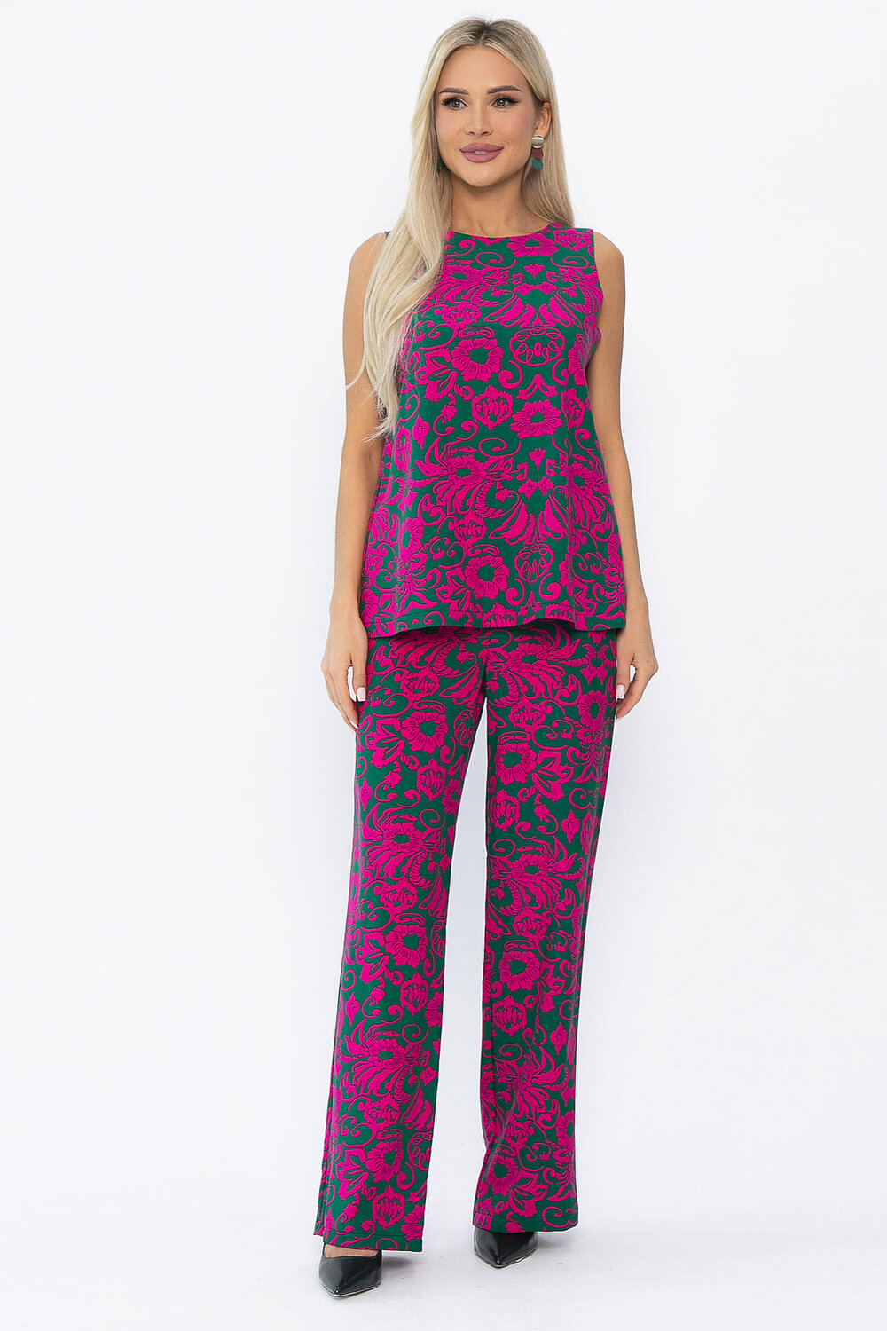 LT Collection Костюм 543725 К13906-25М фуксия/зеленый