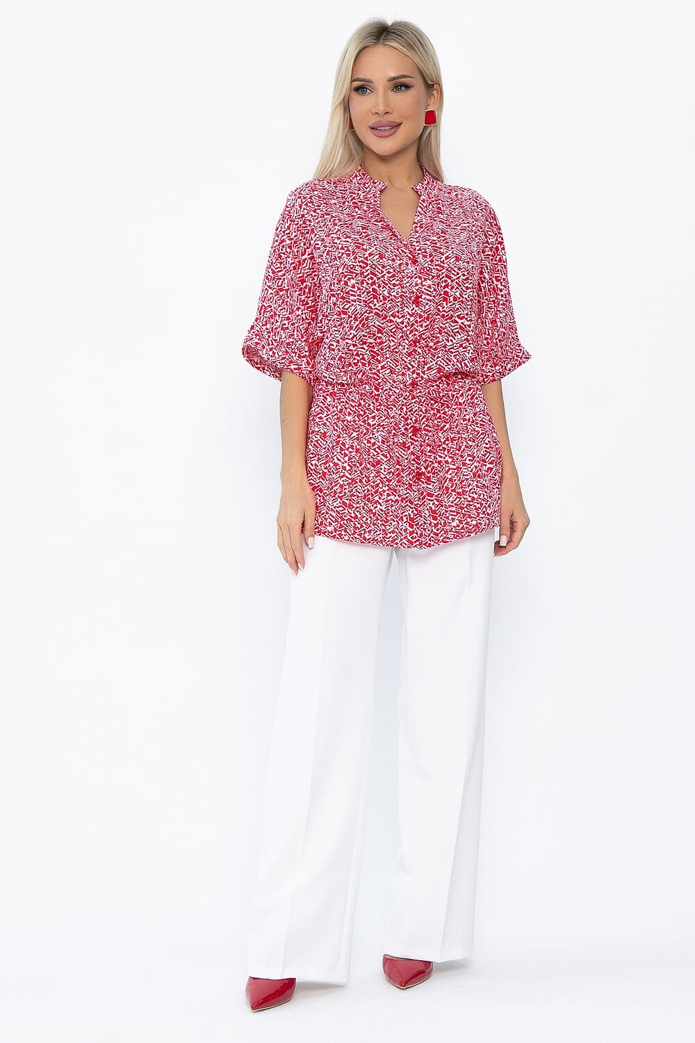 LT Collection Блуза 543726 Б13919-30М красный