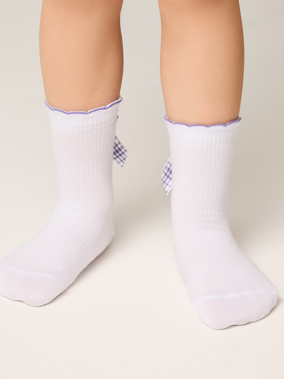 CONTE-KIDS Носки 543761 TIP-TOP (декор, бантики) 24С-179СП белый-сиреневый